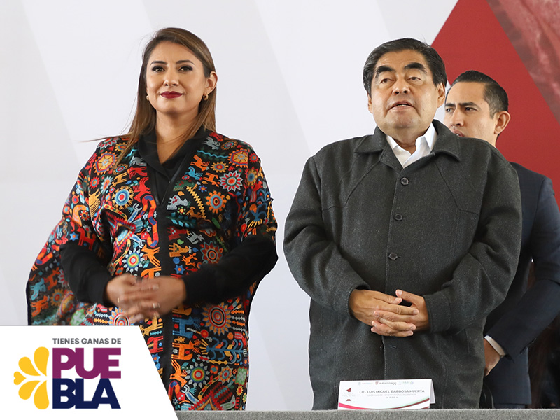 MBH asistió al Primer Informe de Gobierno de la presidenta municipal de Huejotzingo, Angélica Alvarado Juárez.
