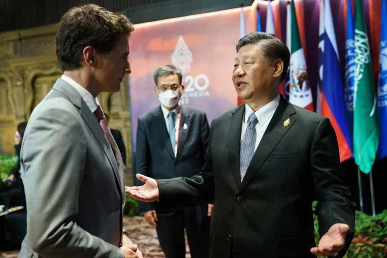 Xi Jinping humilla a Justin Trudeau en la cumbre del G20