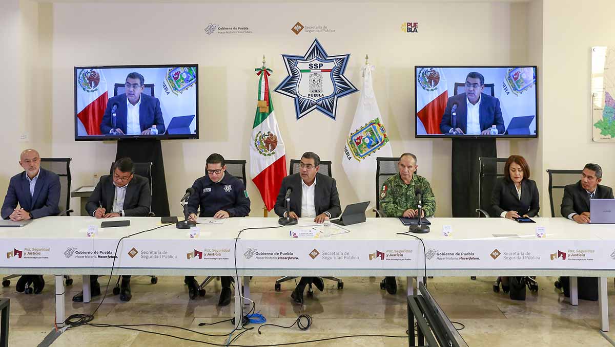 Con plan “Paz, Seguridad y Justicia”, Gobierno de Puebla fortalece combate a la delincuencia