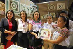 Inauguran Gaby Bonilla y Marta Ornelas stand de Puebla en Tianguis Turístico Internacional