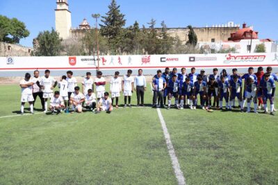 Ayuntamiento de Quecholac llevó a cabo un encuentro de Fútbol
