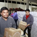 Entrega Gobierno de la Ciudad el apoyo alimentario a damnificados de Huauchinango