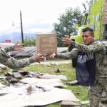 Entrega Gobierno de la Ciudad el apoyo alimentario a damnificados de Huauchinango.