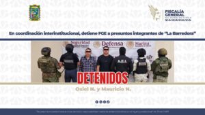 Detienen a presuntos integrantes de “La Barredora” en San Matías Tlalancaleca