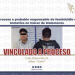 Vinculan a proceso a probable responsable de feminicidio en grado de tentativa en Izúcar de Matamoros