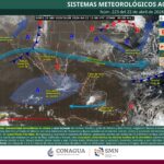 CONAGUA pronostica lluvias fuertes y temperaturas altas