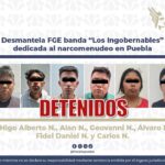 FGE desmantela banda dedicada al narcomenudeo