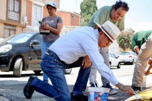 Impulsa José Luis Figueroa faenas al sur de la ciudad de Puebla