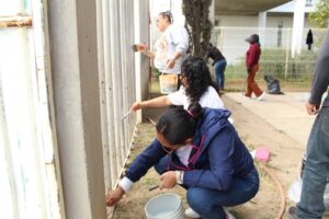 Realiza DIF Municipal segunda jornada de faena comunitaria en Casa del Abue