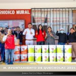 Entregan pintura a telesecundaria de Guadalupe Enríquez para mejorar sus instalaciones