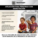 El Ayuntamiento de Quecholac, encabezado por la presidenta municipal María Guadalupe Martínez Gerardo, invitó a la población a incorporarse a los programas alimentarios que se ofrecen a través del Sistema DIF Municipal.