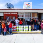 La Presidenta Municipal María Guadalupe Martínez Gerardo entregó aparatos auditivos a personas del municipio de Quecholac