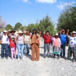 La Presidenta de Quecholac entregó obra de Balastro en Santa Catarina Villanueva