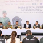 En coordinación, órdenes de Gobierno y Fuerzas Armadas fortalecen seguridad en microrregion 14