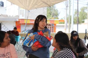 Mateo Hernández López acompañó la jornada de esterilización canina y felina en Santiago Alseseca