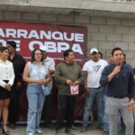 Mateo Hernández inicia obra de adoquinamiento en el barrio de San Nicolás