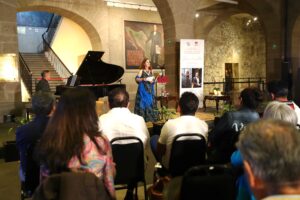 Se presentan nuevamente con éxito la soprano Rosa María Díez y el pianista Alfredo Isaac Aguilar en Xicoténcatl