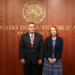 Laura Itzel Castillo toma protesta a Ricardo Lugo como senador de la República