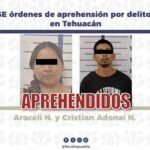 FGE detiene dos personas por delitos contra la salud en Tehuacán