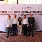 Refrenda Lorena Cuéllar compromiso de trabajar en equipo con sindicatos