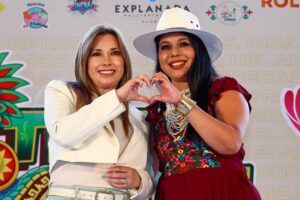 Ceci Arellano y Tonantzin Fernández llevan alegría a miles de niñas y niños con el Festival Tlazopilli