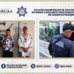 Policías municipales de San Pedro Cholula detienen a presunto prestamista “gota a gota” de origen extranjero