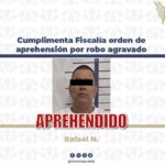 FGE detienen responsable de robo agravado