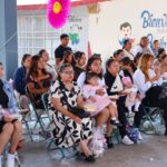 La Presidenta de Quecholac realizó la entrega de loseta para la primaria de la Compañia de Jesús