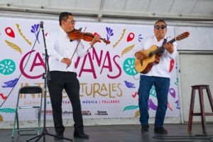 La Presidenta Municipal María Guadalupe Martínez Gerardo recibió las Caravanas Interculturales en un ambiente de convivencia y arte