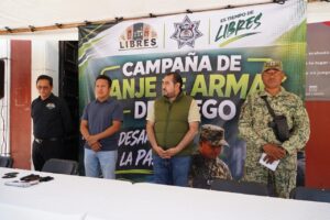 Campaña “Sí al desarme, Sí a la paz” llegó a Libres