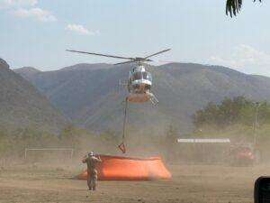 Respuesta inmediata de gobierno estatal ante reactivación de incendio en Cohetzala