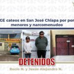 FGE realiza cateos en San José Chiapa por pornografía de menores y narcomenudeo