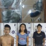 Aseguran a femenina y dos masculinos por posesión de armas y estupefacientes