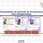 Fiscalía aclara ausencia de tres personas reportadas como desaparecidas