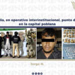 Fiscalía desarticula punto de narcomenudeo en Puebla capital, un detenido