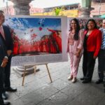 Fortalece Tonantzin Fernández lazos culturales con China mediante exposición fotográfica en San Pedro Cholula