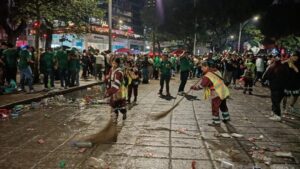 La pasión por el triunfo de México se salió de control: los festejos dejaron 40 toneladas de residuos y daños en la CDMX