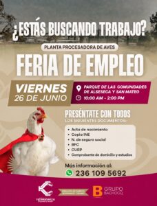 Feria de Empleo de la Planta Procesadora de Aves en Tecamachalco