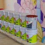 Quecholac llevó a cabo la entrega de material de pintura en el Bachillerato Digital Número 95