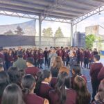 Acerca Guardia Nacional acciones preventivas a estudiantes del bachillerato Citlaltépetl
