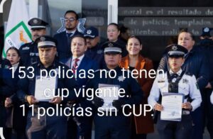 164 Policías de San Andrés Cholula, no están certificados con el CUP