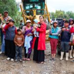 La presidenta municipal de Quecholac redobló esfuerzos para responder las afectaciones viales provocadas por las lluvias
