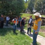 Agua de Puebla atiende hundimientos en la unidad habitacional IVI Santa Lucía 3 y en la colonia el Carmen