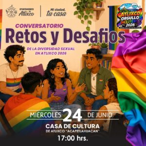 Respeto e inclusión en Atlixco; estas son las actividades del orgullo incluyente 2026