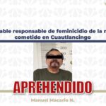 Fiscalía captura a responsable de feminicidio de la Mtra. Elsa Leticia cometido en Cuautlancingo