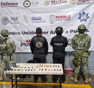 SSP y DEFENSA realizan operativo de revisión en el penal de Cholula