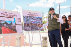 Paseo de campeonas y campeones honra el legado deportivo y transforma espacios públicos