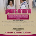 Gobierno de Tecamachalco llama a prevenir fraudes relacionados con programas sociales