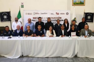 Tonantzin Fernández encabeza Mesa de Construcción de Paz y Seguridad Región Puebla para fortalecer la coordinación interinstitucional