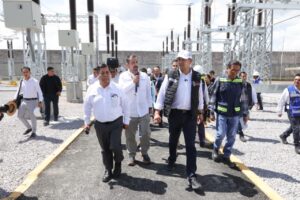 Subestación eléctrica asegura desarrollo industrial en San José Chiapa: Armenta Mier